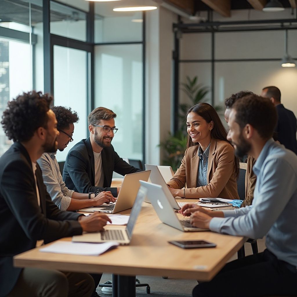 Kooxda shaqaalaha Dakhliga Online oo fadhiya xafiiska